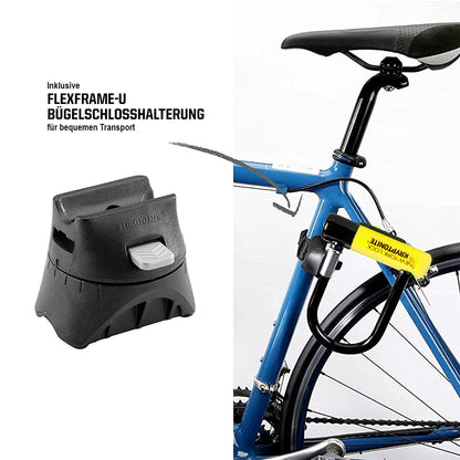 Kryptonite New York Bügelschloss – Schwarz, 10x20cm