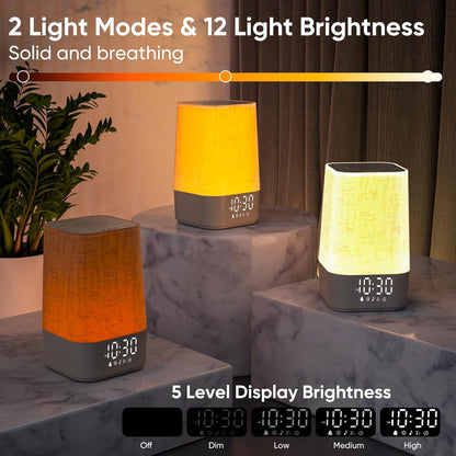 APUZOM Tageslichtwecker SM-02 mit Licht und 30 Naturgeräuschen