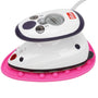 Prym Mini Dampfbügeleisen Set mit SEMPLIX Silikonablage, Pinky, mit Messbecher und Transportbeutel