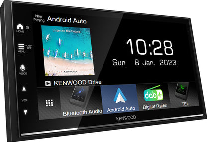 KENWOOD DMX7722DABS AV-Receiver - 6,8" CarPlay/Android Auto/DAB+