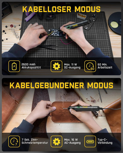 Fanttik T1 Max Präzisions Lötkolben Set - C210 Spitzen