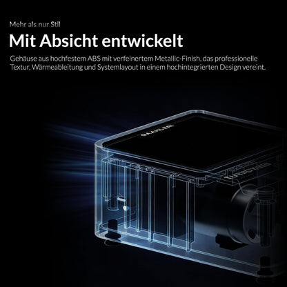 Gaahleri Turbox mini Airbrush-Kit mit GHAD-39 Dual-Action 0,35 mm