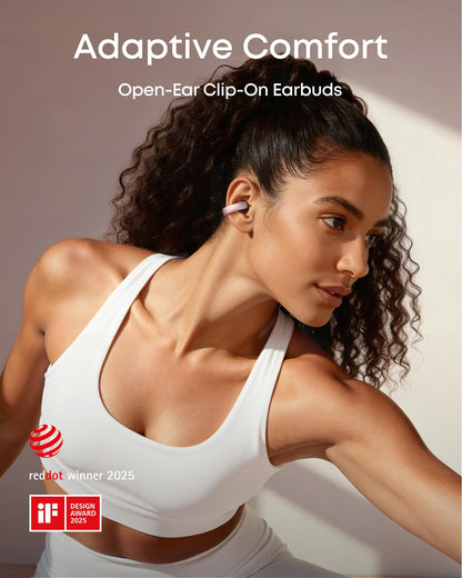 soundcore AeroClip Open-Ear Kopfhörer, Bluetooth Earbuds, Hi-Res