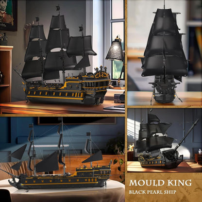 Mould King Black Pearl Piratenschiff Klemmbausteine Bausatz 13186