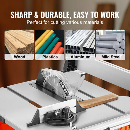 VEVOR Tischkreissäge 1800W, 4400U/min – 85mm Schnitttiefe