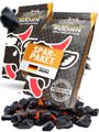Brennholz-Moser Grillkohle aus Buchenholz, 2 x 9 kg, Körnung 30-130 mm – für Grill und Smoker