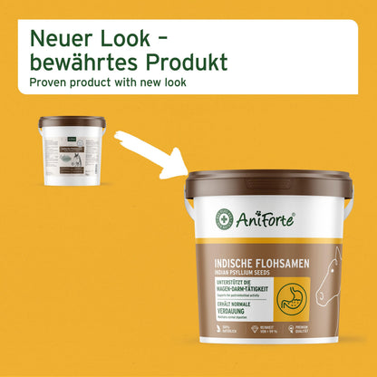 AniForte Flohsamen für Pferde 3 kg – Einzelfuttermittel, Rohkost