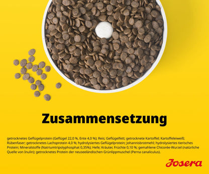 JOSERA Mini Junior Ente & Lachs Trockenfutter für Welpen 10 kg