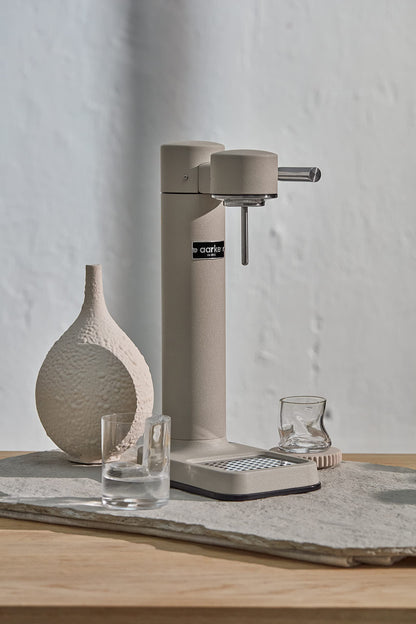 Aarke Carbonator 3 Wassersprudler Edelstahl – Sand Finish