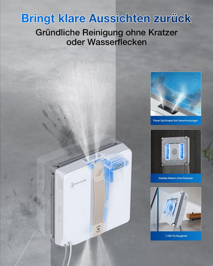 ECOVACS WINBOT MINI kompakter Fensterputzroboter - Weiss