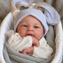 Zero pam Reborn Baby Puppe Silikon Lebensecht 42 cm - Mädchen