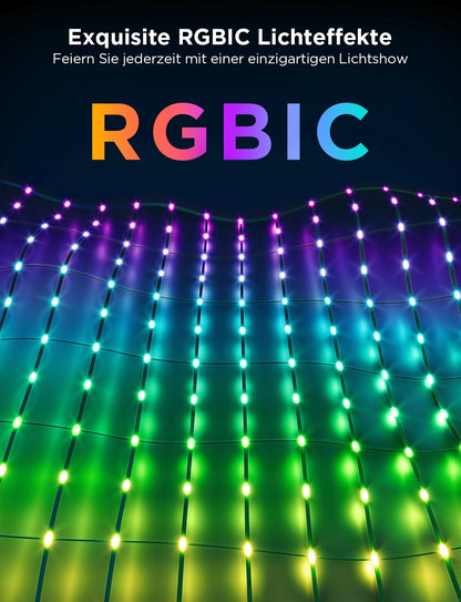 Govee Lichterkette Netz Smart Aussen 480 LEDs - Büsche