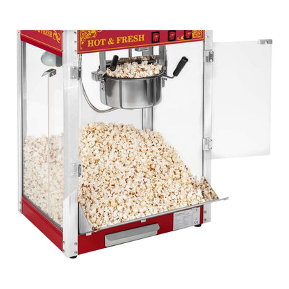 Royal Catering RCPS-16.3 Popcornmaschine Retro Vintage Rot