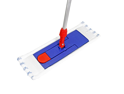 HELOME Microfaser Wischbezüge 40 cm, 10er-Set mit Abrasiv-Streifen