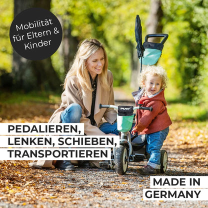 PUKY CEETY Dreirad – Komfort mit Teleskop-Schiebestange
