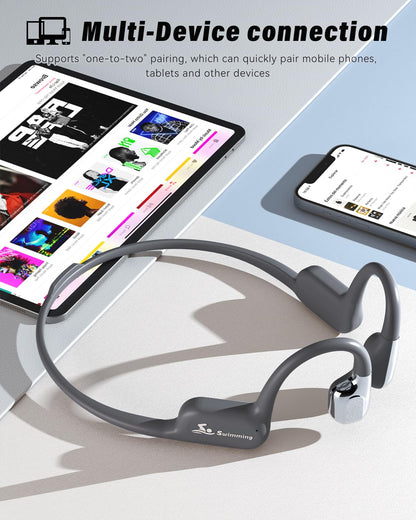 ANSTEN Knochenschall Kopfhörer Bluetooth 5.4 IP68 wasserdicht