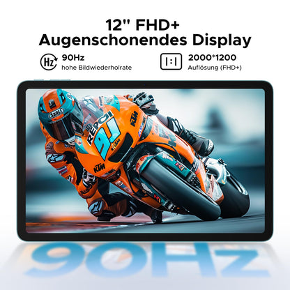 DOOGEE T36 Gaming Tablet 12 Zoll Android 4G LTE - Schwarz