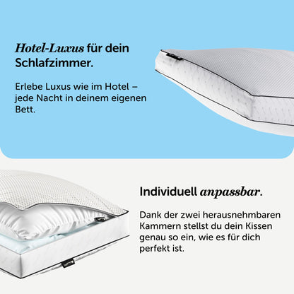 Cloudpillo Recharge Memory Foam Kissen 40x80 cm – Ergonomisch