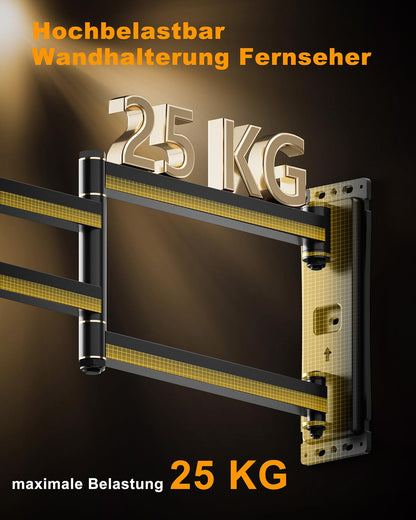 WHYFONE TV Wandhalterung schwenkbar Ecke 13-43 Zoll - 1036mm Arm