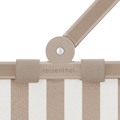reisenthel carrybag summerstripes coffee Einkaufskorb 22 l