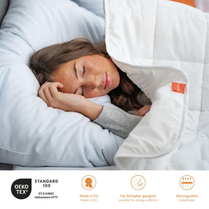 sleepling Komfort 100 Kopfkissen 80x80 cm 4er Set