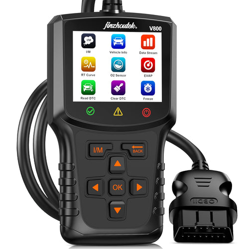jinzhoutek OBD2 Diagnosegerät KFZ Auslesegerät für OBDII Fahrzeuge, 2,8 Zoll Farbdisplay