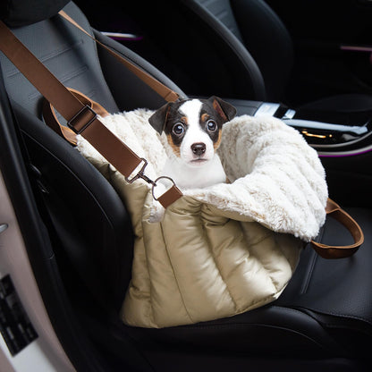 ClevaHome Hundeautositz 3-in-1 – Tragetasche & Hundebett bis 4,5 kg