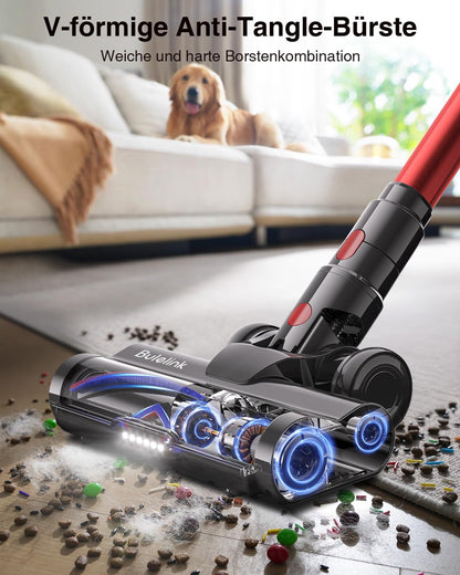 Bulelink G10-R Akku-Staubsauger kabellos 550 W mit LED-Display
