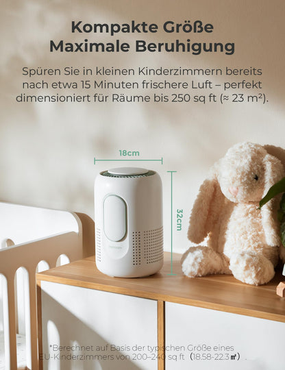 Momcozy Luftreiniger AP01-1 mit H13 HEPA-Filter für Kinderzimmer