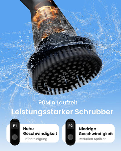 Leebein Elektrische Reinigungsbürste YMG-825 mit 7 Bürstenköpfen
