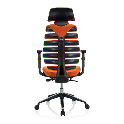 hjh OFFICE Ergo LINE II PRO Profi Bürostuhl Stoff Orange