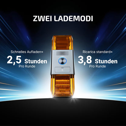 OLIGHT Ostation X Akkuladegerät für 32 AA NiMH, Orange