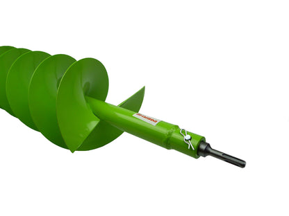 WERHE Erdbohrer-Set Ø40mm 80cm mit SDS Plus Adapter für Bohrmaschinen