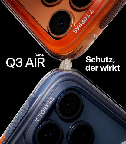 TORRAS Ostand Q3 Air Handyhülle - iPhone 17 Pro Max Mitternachts