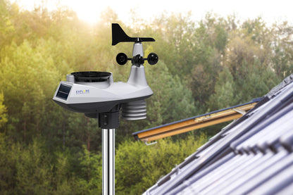 Bresser Wetter Center 7in1 Wetterstation - Funk mit Aussensensor