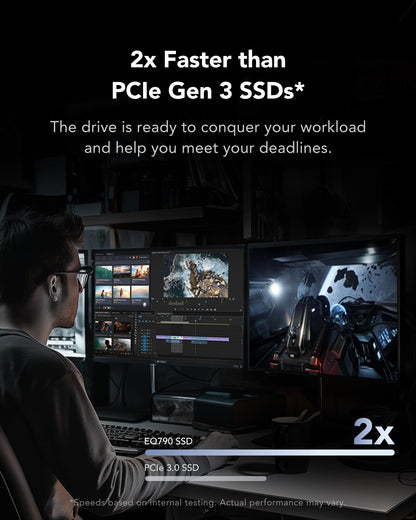Lexar EQ790 4TB Interne SSD M.2 2280 PCIe Gen4x4 NVMe für PS5