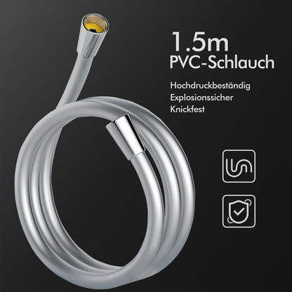 HOMELODY Duschsystem mit Thermostat Regendusche - Chrom