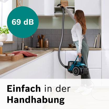 Bosch Serie 6 ProFamily BGC41XFMLY Staubsauger beutellos blau