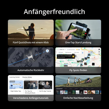 DJI Mini 3 Fly More Combo (DJI RC) – Drohne mit 4K-HDR-Kamera