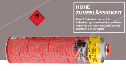 Rothenberger Industrial Multigas 300 Gaskartusche – 600ml 7/16" EU 24er Pack