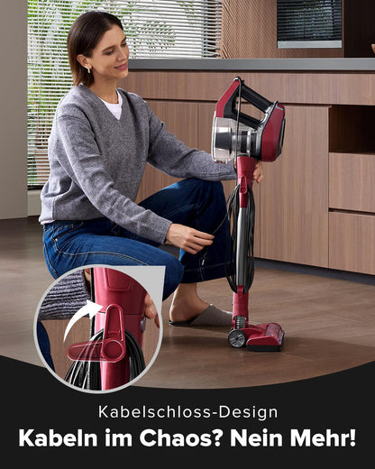 Vexilar C8 6-in-1 Stielstaubsauger mit Kabel, 60 kPa, 600 W, 1,5 l