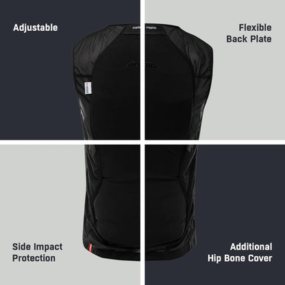 ALPINA PROSHIELD Men Rückenprotektor Wintersport - Schwarz L