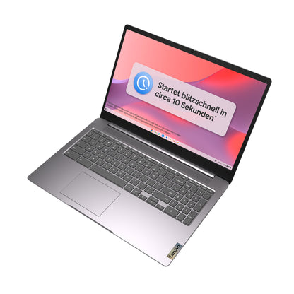 Lenovo Chromebook IdeaPad 3i - 15.6" Touch FHD, QWERTZ Grau