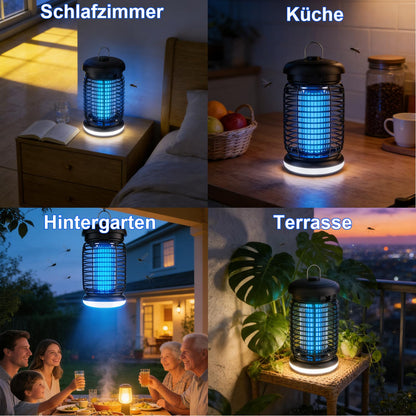 WUEAOA Insektenvernichter elektrisch, UV-Mückenlampe 4200V mit LED