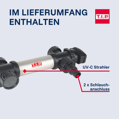 T.I.P. UV-C Strahler SPU 36000 UV Edelstahl für Pools und Teiche