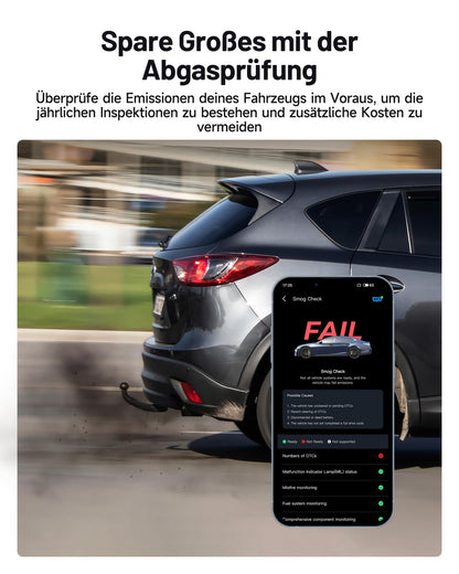 TOPDON CarPal OBD2 Diagnosegerät mit Bluetooth und 6 Reset-Services