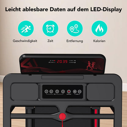 CITYSPORTS Walking Pad Klapp-Laufband elektrisch – schwarz 12 km/h