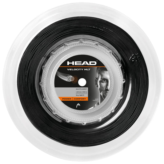 HEAD Velocity MLT Tennissaite Rolle - Schwarz 16 Gauge