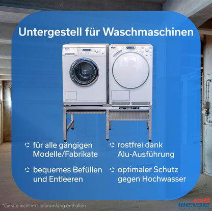 Weise MARA 2 Waschmaschinen Doppel-Unterbau 50 cm mit Auszug