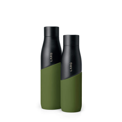 LARQ Movement PureVis 710ml UV-Trinkflasche - Black/Pine